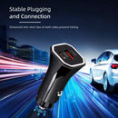 TE-P22 38W PD USB-C / Type-C + QC3. 0 USB Car Charger with 1m USB-C / Type-C to 8 Pin Data Cable(Black)