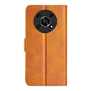 For Honor X30 / Magic 4 Lite Dual-side Magnetic Buckle Horizontal Flip Leather Phone Case(Yellow)