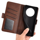For Honor X30 / Magic 4 Lite Dual-side Magnetic Buckle Horizontal Flip Leather Phone Case(Brown)