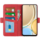 For Honor X30 / Magic 4 Lite Dual-side Magnetic Buckle Horizontal Flip Leather Phone Case(Red)