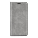 For Honor X30 / Magic 4 Lite Retro-skin Magnetic Suction Leather Phone Case(Grey)