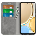 For Honor X30 / Magic 4 Lite Retro-skin Magnetic Suction Leather Phone Case(Grey)