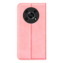 For Honor X30 / Magic 4 Lite Retro-skin Magnetic Suction Leather Phone Case(Pink)