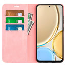 For Honor X30 / Magic 4 Lite Retro-skin Magnetic Suction Leather Phone Case(Pink)