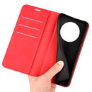 For Honor X30 / Magic 4 Lite Retro-skin Magnetic Suction Leather Phone Case(Red)