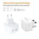SDC-40W Dual PD USB-C / Type-C Charger for iPhone / iPad Series, EU Plug
