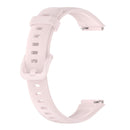 For Huawei Band 7 Solid Color Silicone Watch Band(Pink)