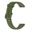 For Huawei Band 7 Solid Color Silicone Watch Band(Green)