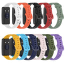 For Huawei Band 7 Solid Color Silicone Watch Band(Green)