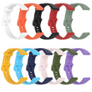 For Huawei Band 7 Solid Color Silicone Watch Band(Pink)