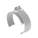 22mm Milan Metal Steel Mesh One Buckle Watch Band For Huawei GT3 Pro 46mm(Silver)