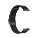 22mm Milan Metal Steel Mesh One Buckle Watch Band For Huawei GT3 Pro 46mm(Black)