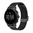 22mm Milan Metal Steel Mesh One Buckle Watch Band For Huawei GT3 Pro 46mm(Black)