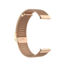 22mm Milan Metal Steel Mesh One Buckle Watch Band For Huawei GT3 Pro 46mm(Rose Gold)