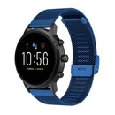22mm Milan Metal Steel Mesh One Buckle Watch Band For Huawei GT3 Pro 46mm(Blue)