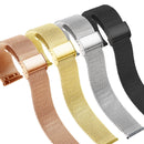 22mm Milan Metal Steel Mesh One Buckle Watch Band For Huawei GT3 Pro 46mm(Blue)