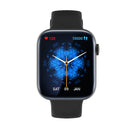 P45 1.8 inch Color Screen Smart Watch,Support Heart Rate Monitoring/Blood Pressure Monitoring(Black)