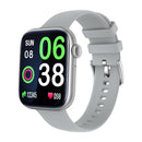 P45 1.8 inch Color Screen Smart Watch,Support Heart Rate Monitoring/Blood Pressure Monitoring(Silver)