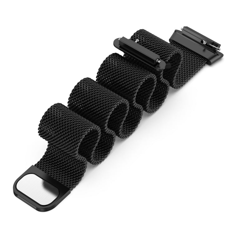 For Huawei Band 7 Milan Magnetic Watch Band(Black)