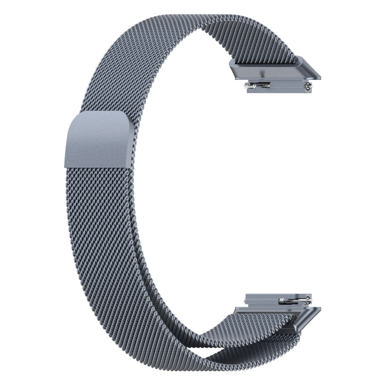 For Huawei Band 7 Milan Magnetic Watch Band(Gray)