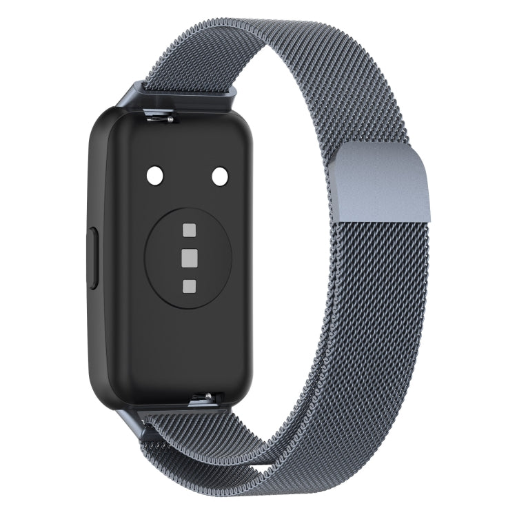 For Huawei Band 7 Milan Magnetic Watch Band(Gray)