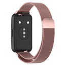 For Huawei Band 7 Milan Magnetic Watch Band(Rose Pink)