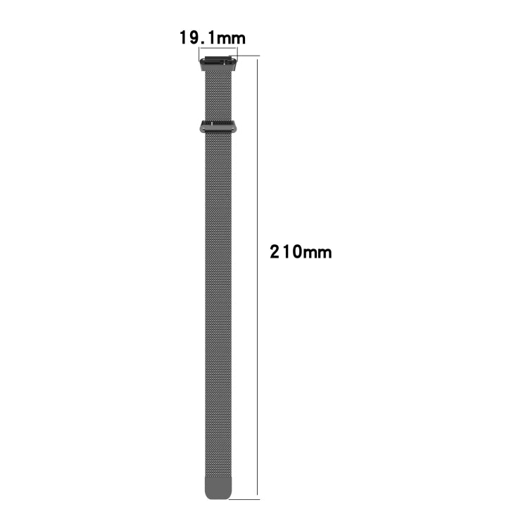 For Huawei Band 7 Milan Magnetic Watch Band(Gray)