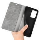 For OnePlus Nord 2T 5G Retro-skin Magnetic Suction Flip Leather Phone Case(Grey)