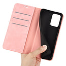 For OnePlus Nord 2T 5G Retro-skin Magnetic Suction Flip Leather Phone Case(Pink)