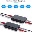 G1 RCA Audio Common Ground Isolator Anti-jamming Noise Reduction Filter Eliminates Bluetooth Receiver