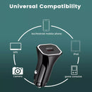 TE-P2 PD20W USB-C / Type-C Car Charger with Type-C to Type-C Data Cable(Black)