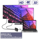 4K HDMI Splitter 1 in 2 Out (4K @ 60Hz) for Dual Monitors
