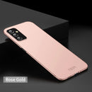 For Samsung Galaxy M52 5G MOFI Frosted PC Ultra-thin Hard Case(Rose Gold)