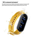 M7 0.96 inch Color Screen Smart Watch,Support Heart Rate Monitoring/Blood Pressure Monitoring(Black)