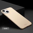 MOFI Frosted PC Ultra-thin Hard Case For iPhone 14 Max (Gold)