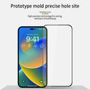 For iPhone 14 Pro Max PINWUYO 9H 3D Curved Full Explosion-proof Tempered Glass Film