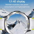NY28 1.3 inch Color Screen Smart Watch,Support Heart Rate Monitoring/Blood Pressure Monitoring(Blue)