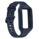 For Huawei Band 7 Solid Color Silicone Integrated Watch Band(Midnight Blue)