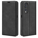 For Honor 70 Retro-skin Magnetic Suction Leather Phone Case(Black)