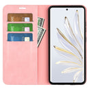 For Honor 70 Retro-skin Magnetic Suction Leather Phone Case(Pink)