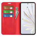 For Honor 70 Retro-skin Magnetic Suction Leather Phone Case(Red)