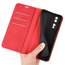 For Honor 70 Retro-skin Magnetic Suction Leather Phone Case(Red)
