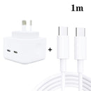 SDC-40W Dual PD USB-C / Type-C Ports Charger with 1m Dual Type-C Cable, AU Plug