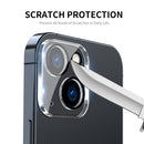 2 PCS ENKAY Hat-Prince 9H Rear Camera Lens Tempered Glass Film for iPhone 14 / 14 Max