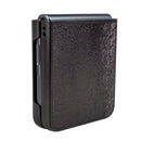 For Samsung Galaxy Z Flip4 Peacock Texture Phone Case(Black)