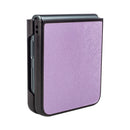 For Samsung Galaxy Z Flip4 Peacock Texture Phone Case(Light Purple)
