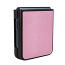 For Samsung Galaxy Z Flip4 Peacock Texture Phone Case(Pink)