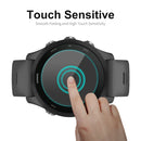 5 PCS For Garmin Forerunner 255S ENKAY 0.2mm 9H Tempered Glass Screen Protector Watch Film