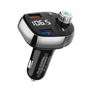 T62 Dual USB QC 3.0 Fast Charger Bluetooth 5.0 Adapter MP3 Player Handsfree Car Kit FM Transmitter