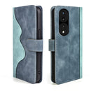 For Honor 70 Pro Stitching Horizontal Flip Leather Phone Case(Blue)